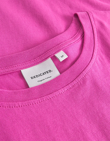 T‑shirt Visby Base Violet Pink detail