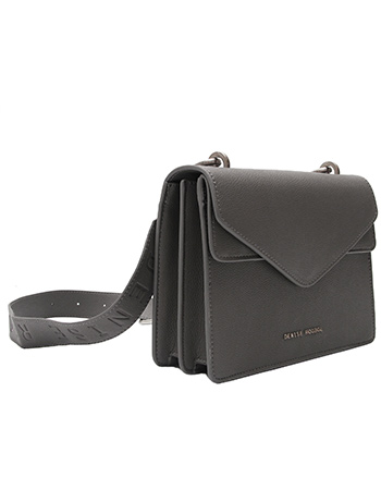 Vegan Tas Charlie Dark Grey detail