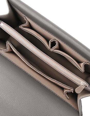 Vegan Tas Charlie Dark Grey detail