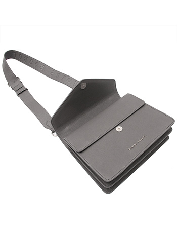 Vegan Tas Charlie Dark Grey detail