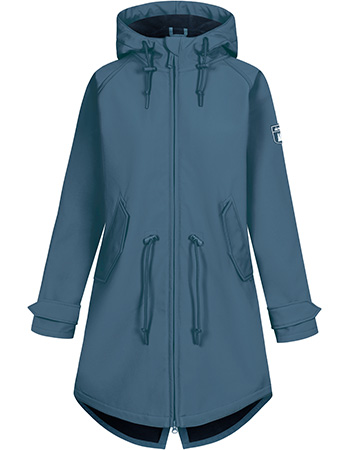Regenjas Softshell Friese Island Blue
