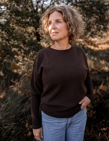 douxx trui van mulesingvrije wol. Warm in de winter, luchtig in de zomer.