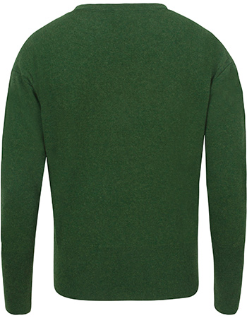 Trui Claudia Merino Wol Green detail