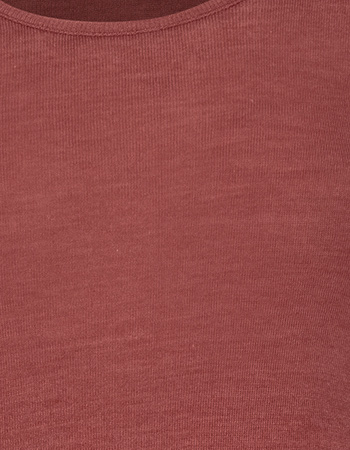 Longsleeve Ondermode Organic Wol Copper detail