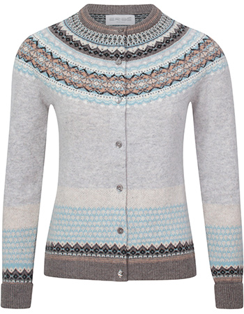 Cardigan Alpine Fair Isle Merino Lamswol Grace
