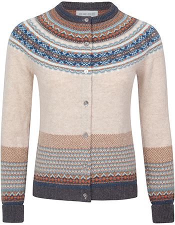 Cardigan Alpine Fair Isle Merino Lamswol Taurus