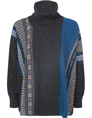 Poncho Montrose Merino Lamswol Hermes