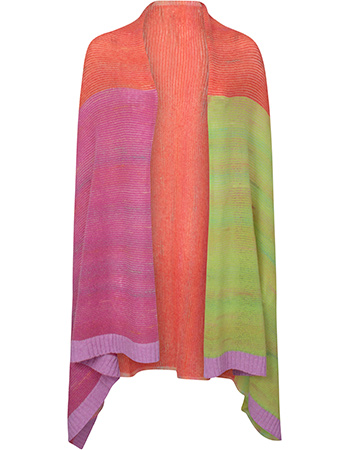 Shawl Treeline Merino Lamswol Kid Mohair Stardust