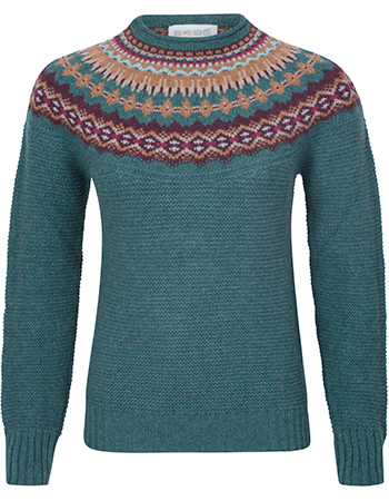 Trui Stoneybrek Merino Lamswol Velvet Woods