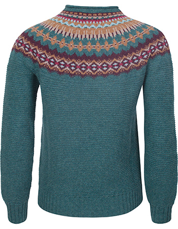 Trui Stoneybrek Merino Lamswol Velvet Woods detail