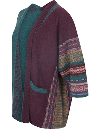 Vest Montrose Merino Lamswol Hunter detail