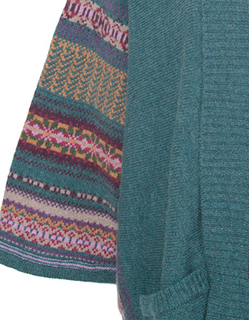 Vest Montrose Merino Lamswol Hunter detail