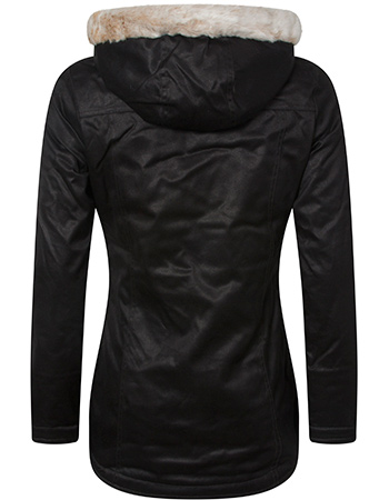 Jas Hennep Fresh Zwart detail