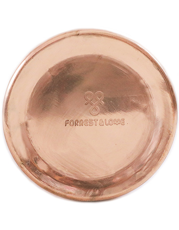 Waterfles Koper Hammered  900 ml detail