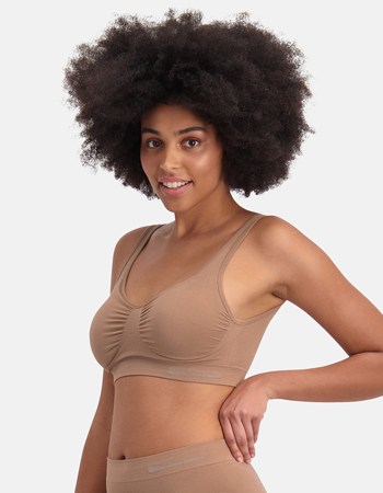 BH Fleur Seamless Padded Bamboe Tan