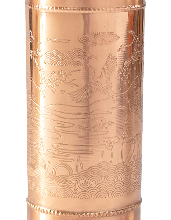 Waterfles Koper Paradise 600 ml detail