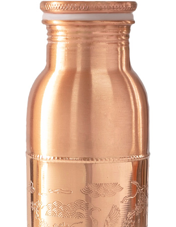 Waterfles Koper Paradise 600 ml detail