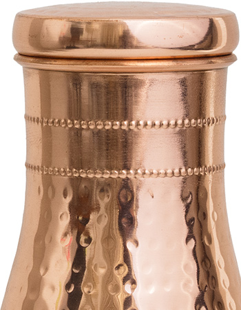 Waterkaraf Koper Flower Of Life 1000 ml detail