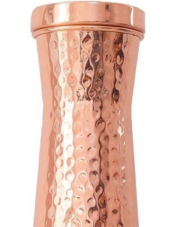 Karaf Koper Luxury Hammered 1200 ml detail