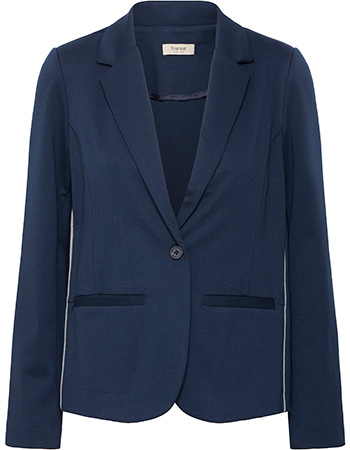 Blazer Nola Grey Sripe Dark Blue