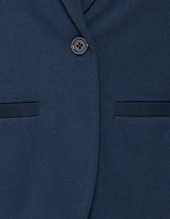 Blazer Nola Grey Sripe Dark Blue detail