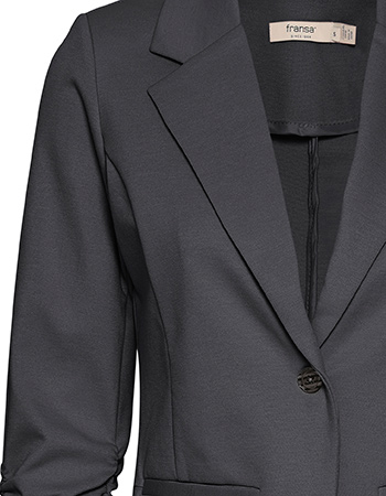 Blazer Fraza 3/4 mouw Smock Zwart detail