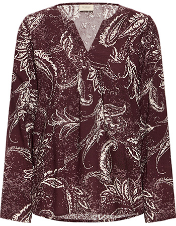 Blouse Frkiki Dot Paisley Fudge