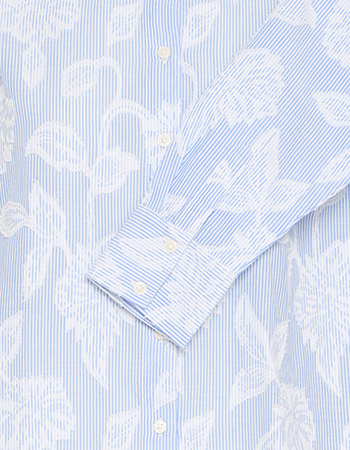 Blouse Frlani Cashmere Blue detail