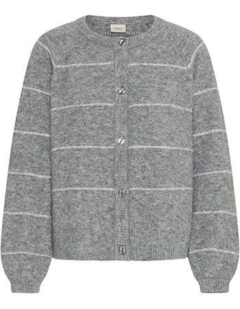 Cardigan Frkendra Asphalt Melange Mix