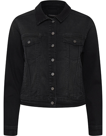 Jeans Jacket Frvocut Black Denim