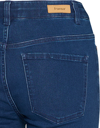 Jeans Frluxe Elli Mid Blue Denim detail