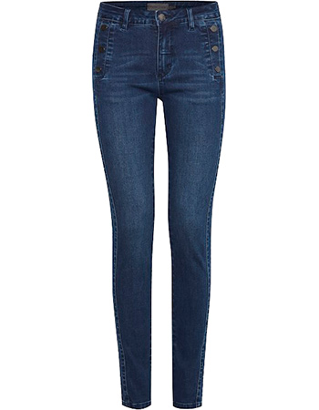 Jeans Tight Frwater Glossy Blue Denim 