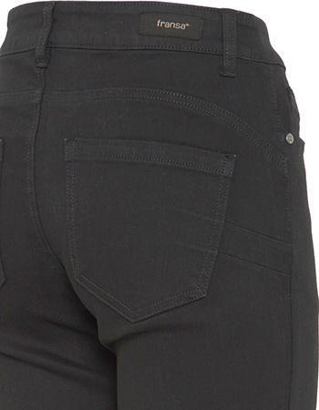 Jeans Sarah Luxe Zwart detail