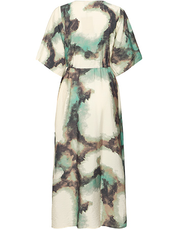 Jurk Lang Frayla Green detail