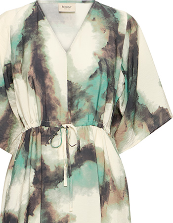 Jurk Lang Frayla Green detail