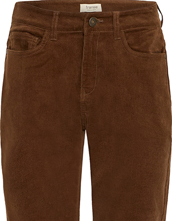 Pantalon Rib Frtean Tessa Cocoa detail