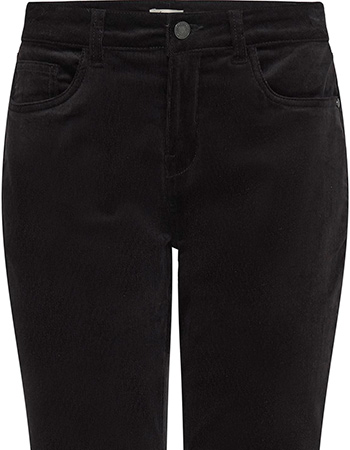 Pantalon Rib Frtean Tessa Black detail