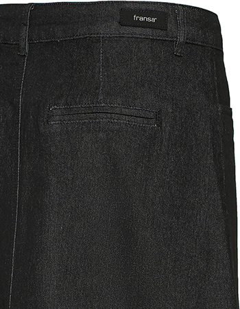 Rok Chi  Denim Zwart detail