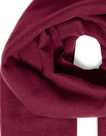 Shawl Frpasmira Burgundy detail