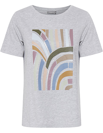 T&#8209;shirt Frema Art  Light Grey Melange