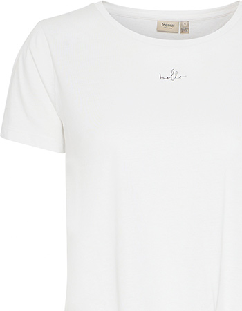 T‑shirt Frtima Blanc De Blanc Mix detail