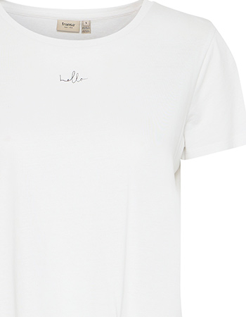 T‑shirt Frtima Blanc De Blanc Mix detail