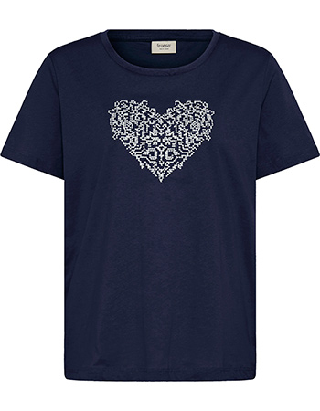 T‑shirt Riasa Heart Navy