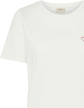 T&#8209;shirt Frheart Blanc De Blanc Mix detail