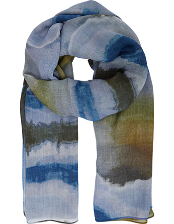 Sjaal Handmade Farabekka Blauw