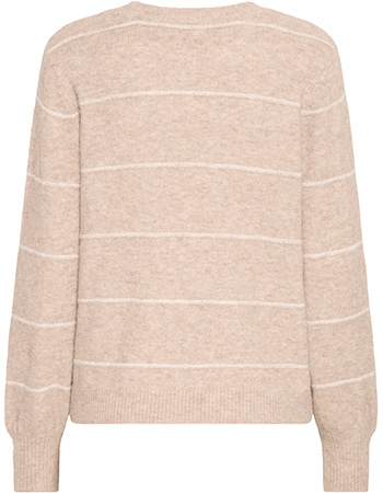 Trui Frkendra Feather Gray Beige Mix detail