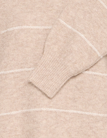 Trui Frkendra Feather Gray Beige Mix detail