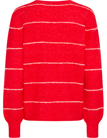 Trui Frkendra Mars Red Mix detail