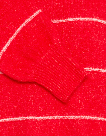 Trui Frkendra Mars Red Mix detail