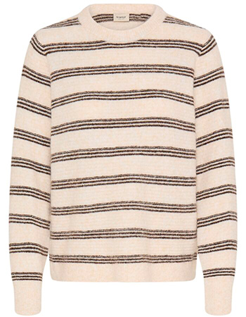 Trui Frkendra Oatmeal Stripe